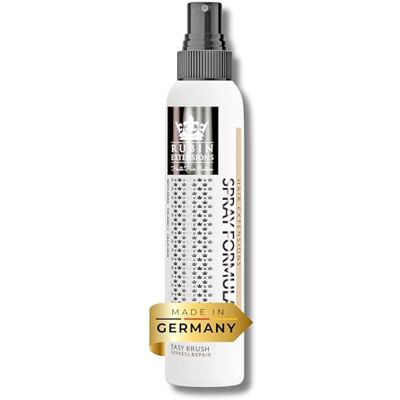 Rubin Extensions Rubin Extension Long Life Spray Formula 200 ml – Spray d'entretien pour extensions de cheveux 2 phases – Avec kératine Rubin Extensions Rubin Extension Long Life Spray Formula 200 ml – Spray d'entretien pour extensions de cheveux 2 phases – Avec kératine