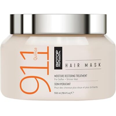 Biotop Professional 911 Masque capillaire au quinoa pour cheveux secs, sans vie et abîmés, 45 g Biotop Professional 911 Masque capillaire au quinoa pour cheveux secs, sans vie et abîmés, 45 g