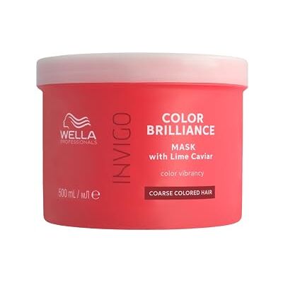 Wella Professionals COLOR BRILLIANCE Masque cheveux (500ml) Pour Cheveux Épais Et Colorés Wella Professionals COLOR BRILLIANCE Masque cheveux (500ml) Pour Cheveux Épais Et Colorés
