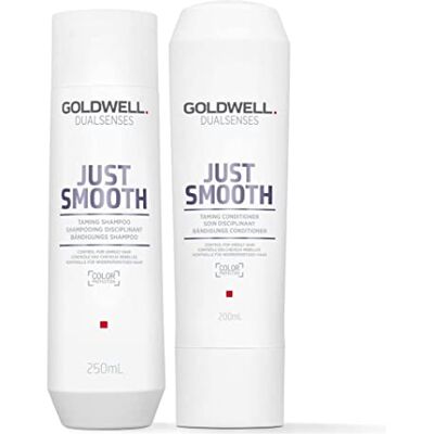 Goldwell Dualsenses Just Smooth Taming Shampoo 250ml e Balsamo 200ml Duo anticrespo Goldwell Dualsenses Just Smooth Taming Shampoo 250ml e Balsamo 200ml Duo anticrespo