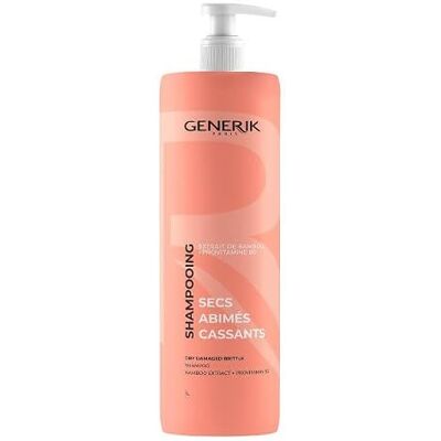 Generik Shampooing Secs Abîmés Cassants 1000ml Generik Shampooing Secs Abîmés Cassants 1000ml