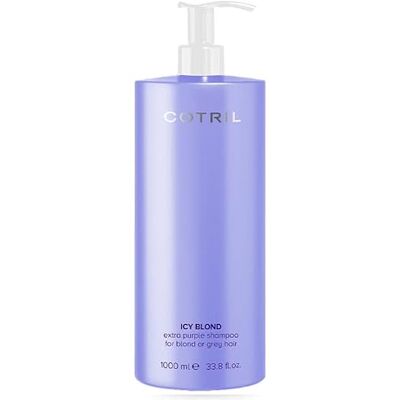 Cotril Icy Extra Blond Purple Shampoo For Blond Or Grey Hair 1000 ml Cotril Icy Extra Blond Purple Shampoo For Blond Or Grey Hair 1000 ml