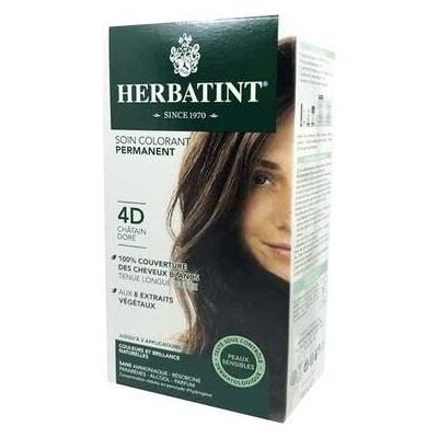 Herbatint Gel de coloration permanente 4D doré Châtain 170 ml Sans ammoniaque Couverture optimale des cheveux gris Testé sur peau sensible Avec 8 extraits de plantes Herbatint Gel de coloration permanente 4D doré Châtain 170 ml Sans ammoniaque Couverture optimale des cheveux gris Testé sur peau sensible Avec 8 extraits de plantes