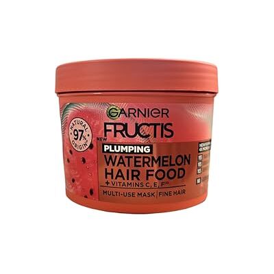 Garnier Fructis Watermelon Masque alimentaire pour cheveux 390 ml Garnier Fructis Watermelon Masque alimentaire pour cheveux 390 ml