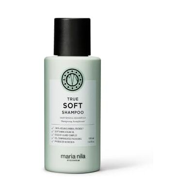 Maria Nila True Soft Shampooing Hydratant Cheveux Secs Pour cheveux secs et cassants. L'huile d'argan hydrate intensément, adoucit les cheveux et réduit les frisottis Maria Nila True Soft Shampooing Hydratant Cheveux Secs Pour cheveux secs et cassants. L'huile d'argan hydrate intensément, adoucit les cheveux et réduit les frisottis