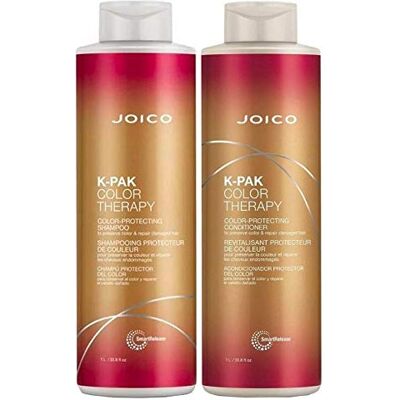 Joico K-Pak Color Therapy Shampoo and Conditioner 1000ml Duo Joico K-Pak Color Therapy Shampoo and Conditioner 1000ml Duo