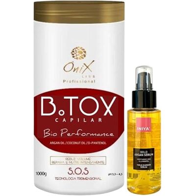 Iniya Onix B.otox Soin Capillaire 1KG Serum Hydratant & Nutritif Professional Serum Argan Oil 100ml Iniya Onix B.otox Soin Capillaire 1KG Serum Hydratant & Nutritif Professional Serum Argan Oil 100ml