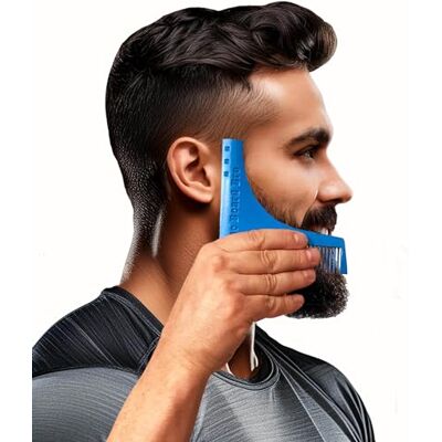Beard Bro The Outil professionnel de façonnage de barbe 7 en 1 pour des lignes et une symétrie parfaites Beard Bro The Outil professionnel de façonnage de barbe 7 en 1 pour des lignes et une symétrie parfaites