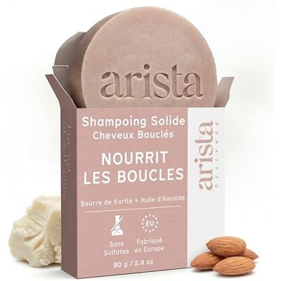 Arista ayurveda Arista Shampoing Solide Cheveux Bouclés Huile d'Amande Douce, Beurre de Karité & Poudre de Reetha Shampoing Sans Sulfate Shampoing Hydratant Shampoing Anti Frisottis Shampoing Cruelty Free Arista ayurveda Arista Shampoing Solide Cheveux Bouclés Huile d'Amande Douce, Beurre de Karité & Poudre de Reetha Shampoing Sans Sulfate Shampoing Hydratant Shampoing Anti Frisottis Shampoing Cruelty Free