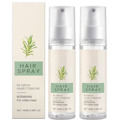 QPJUVC Spray de croissance des cheveux au romarin Huile bio bio et eau de romarin pour cheveux plus fins, sérum volume (non gras) pour femmes et hommes, soin des cheveux secs et abîmés (2) QPJUVC Spray de croissance des cheveux au romarin Huile bio bio et eau de romarin pour cheveux plus fins, sérum volume (non gras) pour femmes et hommes, soin des cheveux secs et abîmés (2)