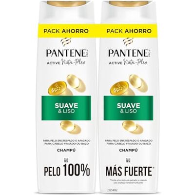 Pantene Shampooing doux et lisse, 2 x 325 ml Pantene Shampooing doux et lisse, 2 x 325 ml