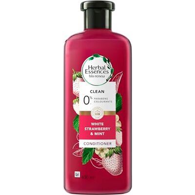 Herbal Essences Après-shampoing Fraise et Menthe Blanc 400 ml Herbal Essences Après-shampoing Fraise et Menthe Blanc 400 ml