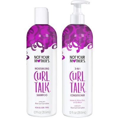 Not Your Mother's Curl Talk Lot de 2 shampoings et après-shampoing pour cheveux bouclés 355 ml Not Your Mother's Curl Talk Lot de 2 shampoings et après-shampoing pour cheveux bouclés 355 ml
