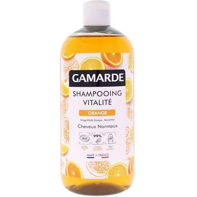 GAMARDE Shampoing Vitalité Orange Cheveux Normaux Bio 500 ml GAMARDE Shampoing Vitalité Orange Cheveux Normaux Bio 500 ml