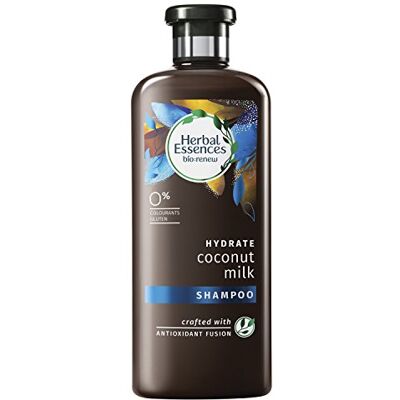 Herbal Essences bio:renew Shampooing hydratant au lait de noix de coco 400 ml Herbal Essences bio:renew Shampooing hydratant au lait de noix de coco 400 ml