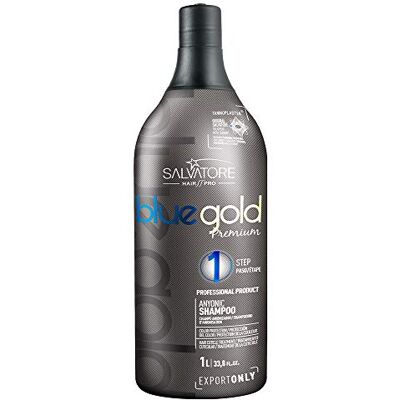 SALVATORE Shampooing Anti-Résidus Blue Gold Premium 1000 ml SALVATORE Shampooing Anti-Résidus Blue Gold Premium 1000 ml