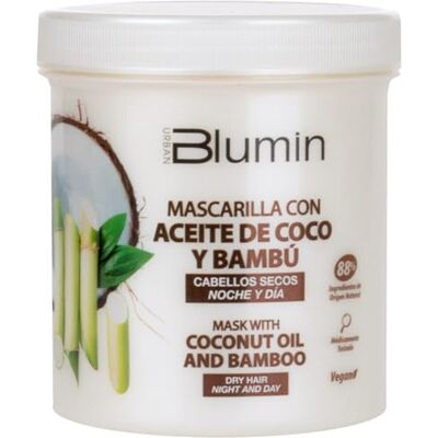 Blumin Urban Masque Capillaire Huile de Noix de Coco et Bambou Biologique, 700 ml Blumin Urban Masque Capillaire Huile de Noix de Coco et Bambou Biologique, 700 ml