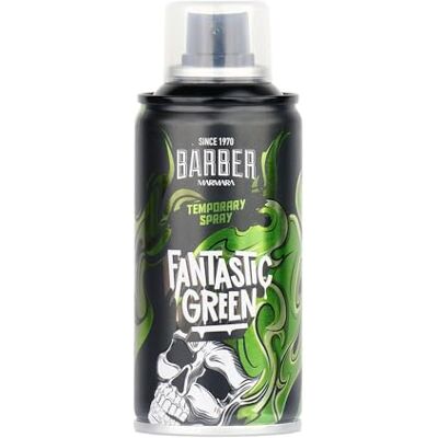 barber marmara hairdresser color hairspray Fantastic Green 150ml spray de coloration pour habillage et maquillage carnaval, Halloween & soirée à thème lavable barber marmara hairdresser color hairspray Fantastic Green 150ml spray de coloration pour habillage et maquillage carnaval, Halloween & soirée à thème lavable