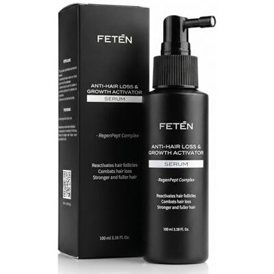 FETÉN FETEN Sérum Anti-Chute Homme, Traitement Chute de Cheveux en Spray, Lotion Capillaire Repousse Cheveux, Soin Anti Hair Loss Regrowth Treatment, Tonique Capillaire Homme FETÉN FETEN Sérum Anti-Chute Homme, Traitement Chute de Cheveux en Spray, Lotion Capillaire Repousse Cheveux, Soin Anti Hair Loss Regrowth Treatment, Tonique Capillaire Homme