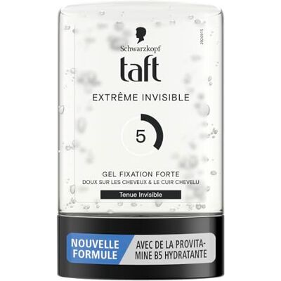 TAFT Schwarzkopf Gel Tube Coiffant Gel Extrême Invisible Tenue Invisible Fixation Forte Doux sur les cheveux Tenue longue durée Sans Effet Collant Formule Provitamine B5-300 ml TAFT Schwarzkopf Gel Tube Coiffant Gel Extrême Invisible Tenue Invisible Fixation Forte Doux sur les cheveux Tenue longue durée Sans Effet Collant Formule Provitamine B5-300 ml