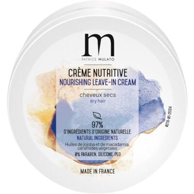 Mulato crème nutritive sans rinçage cheveux sec 50ml Mulato crème nutritive sans rinçage cheveux sec 50ml