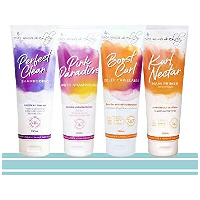 LES SECRETS DE LOLY Paradise Box, Comprend Un Shampoing, Un Après-Shampooing, Un Apprêt, Un Gel Capillaire LES SECRETS DE LOLY Paradise Box, Comprend Un Shampoing, Un Après-Shampooing, Un Apprêt, Un Gel Capillaire