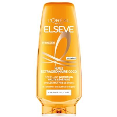 L'Oreal Paris L'Oréal Paris Elseve Huile Extraordinaire Après-Shampooing Nutrition Haute Légèreté à l'Huile Extra-Fine de Coco 200ml L'Oreal Paris L'Oréal Paris Elseve Huile Extraordinaire Après-Shampooing Nutrition Haute Légèreté à l'Huile Extra-Fine de Coco 200ml