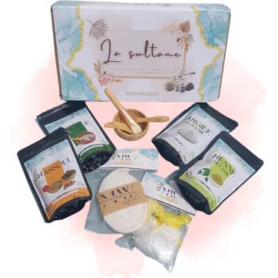Mysterious Way Coffret Soins masque Corps Cheveux coffret hammam Henné neutre Ghassoul Argile Blanche Verte Bol et cuillere en bambou Gant exfoliant loofah Naturel super cadeau soin Mysterious Way Coffret Soins masque Corps Cheveux coffret hammam Henné neutre Ghassoul Argile Blanche Verte Bol et cuillere en bambou Gant exfoliant loofah Naturel super cadeau soin