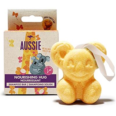 Aussie Nourishing Hug Shampooing solide végétalien avec noix de macadamia australienne, 70 g Aussie Nourishing Hug Shampooing solide végétalien avec noix de macadamia australienne, 70 g