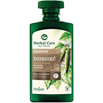Farmona Herbal Care Shampooing au goudron de bouleau pour pellicules et gras Farmona Herbal Care Shampooing au goudron de bouleau pour pellicules et gras