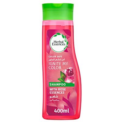 Herbal Essences Ignite My Color Shampooing aux couleurs vives aux essences de rose 400 ml Herbal Essences Ignite My Color Shampooing aux couleurs vives aux essences de rose 400 ml