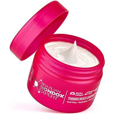 Nutree Professional Masque capillaire pour cheveux abîmés Brésiliens Bondox 80 g Traitement des cheveux brésiliens Masque chauffant professionnel Réparé à l'huile d'olive Nutree Professional Masque capillaire pour cheveux abîmés Brésiliens Bondox 80 g Traitement des cheveux brésiliens Masque chauffant professionnel Réparé à l'huile d'olive