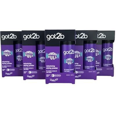 Got2B Powder' ful Lot de 5 flacons de coiffage volume 10 g Got2B Powder' ful Lot de 5 flacons de coiffage volume 10 g