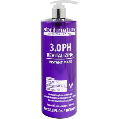 abril et nature Masque Professionnel 3.0 PH Revitalizing Protège et Maintient la Couleur Longue Durée Sans Sulfates ni Parabènes Traitement de Coiffure Brillance Accrue 1000 ml abril et nature Masque Professionnel 3.0 PH Revitalizing Protège et Maintient la Couleur Longue Durée Sans Sulfates ni Parabènes Traitement de Coiffure Brillance Accrue 1000 ml