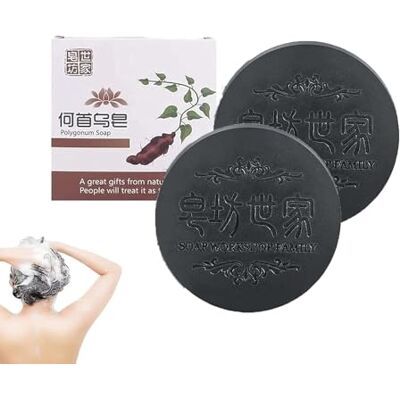 BAInuai Polygonum Multiflorum Shampooing Savon Ingrédients Naturels Favorise La Pousse des Cheveux Prévient La Chute De Cheveux Lot de 3 BAInuai Polygonum Multiflorum Shampooing Savon Ingrédients Naturels Favorise La Pousse des Cheveux Prévient La Chute De Cheveux Lot de 3