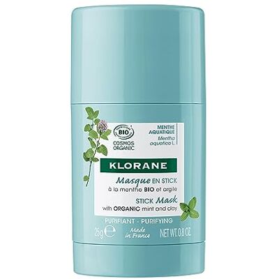 Klorane Masque menthe et argile Stick 25 g Klorane Masque menthe et argile Stick 25 g