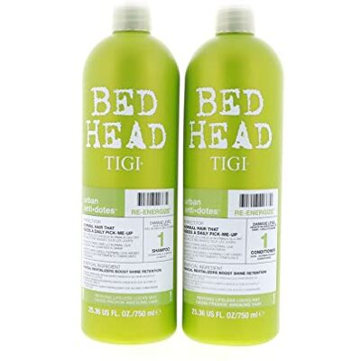 TIGI Bed Head 6740 Urban Antidotes Re-Energize Tween 750 ml Lot de 2 TIGI Bed Head 6740 Urban Antidotes Re-Energize Tween 750 ml Lot de 2