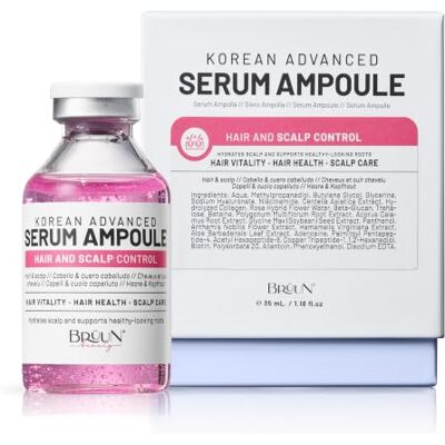 BRÜUN HS – Control Hair and Scalp Ampoule – Sérum rafraîchissant et revitalisant pour la peau 1,18 fl.oz BRÜUN HS – Control Hair and Scalp Ampoule – Sérum rafraîchissant et revitalisant pour la peau 1,18 fl.oz