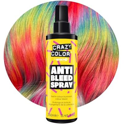 Crazy Color Spray anti-bavure pour sceller la couleur et prévenir les bavures de couleur. 250 ml Crazy Color Spray anti-bavure pour sceller la couleur et prévenir les bavures de couleur. 250 ml