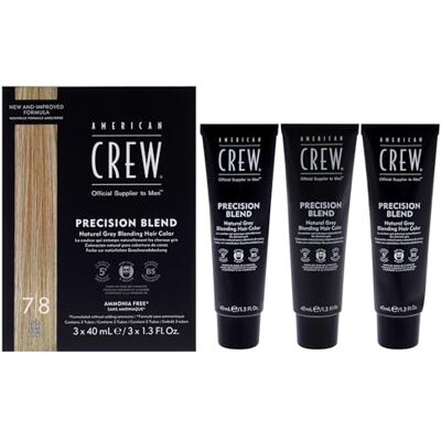 American Crew - Coloration precise pour cheveux gris clair - Homme American Crew - Coloration precise pour cheveux gris clair - Homme
