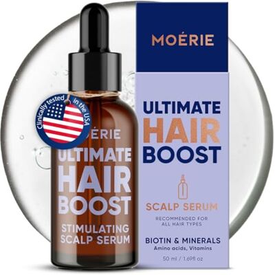 Moerie Sérum pour la croissance des cheveux – Accélérer la croissance et lutter contre la chute des cheveux chez les femmes Moerie Sérum pour la croissance des cheveux – Accélérer la croissance et lutter contre la chute des cheveux chez les femmes