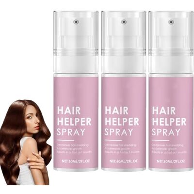 homomdy Hair Helper Lot de 3 sprays de sérum de croissance naturel Hair Helper Traitement pour cheveux plus épais Réparation des cheveux clairsemés Soin naturel, hydratant et nourrissant homomdy Hair Helper Lot de 3 sprays de sérum de croissance naturel Hair Helper Traitement pour cheveux plus épais Réparation des cheveux clairsemés Soin naturel, hydratant et nourrissant