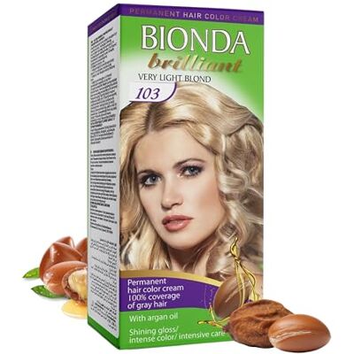 Bendida BIONDA Brilliant 103 Blond très clair 100 ml Huile Argan Bendida BIONDA Brilliant 103 Blond très clair 100 ml Huile Argan