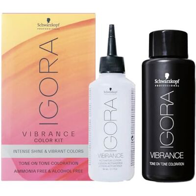 Schwarzkopf Duo Color Kit Igora Vibrance Coloration ton sur ton 7-00 & Activateur de couleur Schwarzkopf Duo Color Kit Igora Vibrance Coloration ton sur ton 7-00 & Activateur de couleur