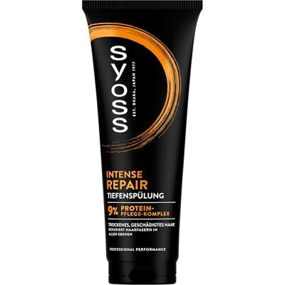 Syoss Après-shampoing réparateur en profondeur (250 ml), après-shampoing riche répare tous les niveaux de fibres capillaires, après-shampoing pour des cheveux souples et résistants Syoss Après-shampoing réparateur en profondeur (250 ml), après-shampoing riche répare tous les niveaux de fibres capillaires, après-shampoing pour des cheveux souples et résistants