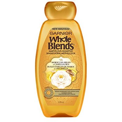 Garnier Whole Blends Shampooing aux extraits d'argan et de camélia marocain, 32 ml (1 pièce) Garnier Whole Blends Shampooing aux extraits d'argan et de camélia marocain, 32 ml (1 pièce)