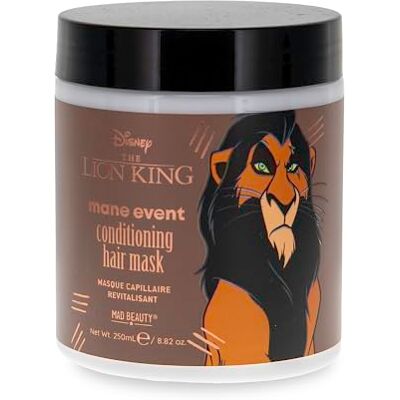 MAD Beauty Masque capillaire revitalisant Scar à la Mangue et à la Papaye Disney le roi lion 250 ml MAD Beauty Masque capillaire revitalisant Scar à la Mangue et à la Papaye Disney le roi lion 250 ml