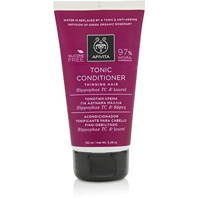 Apivita Après-shampooing tonifiant cheveux affaiblis épin jaune et laurel Apivita Après-shampooing tonifiant cheveux affaiblis épin jaune et laurel