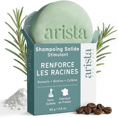 Arista ayurveda Arista Shampoing Solide Romarin & Biotine, Shampoing Volume Cheveux Fins et Plats, Apporte Volume et Légèreté, Favorise la Croissance, Sans Paraben, Sans Silicone, Sans Sulfate, Vegan (80 g) Arista ayurveda Arista Shampoing Solide Romarin & Biotine, Shampoing Volume Cheveux Fins et Plats, Apporte Volume et Légèreté, Favorise la Croissance, Sans Paraben, Sans Silicone, Sans Sulfate, Vegan (80 g)
