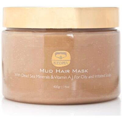 Kedma Modèle - Masque à l'argile noire avec vitamine A - 400 g Kedma Modèle - Masque à l'argile noire avec vitamine A - 400 g